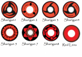 Lentes Sharigan e Red Lens